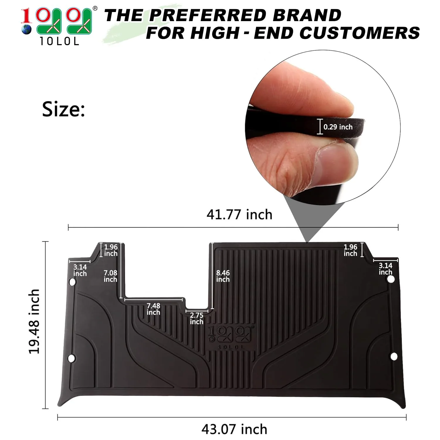 10L0L Floor Mat for E-Z-GO RXV 2009-2022 image 2