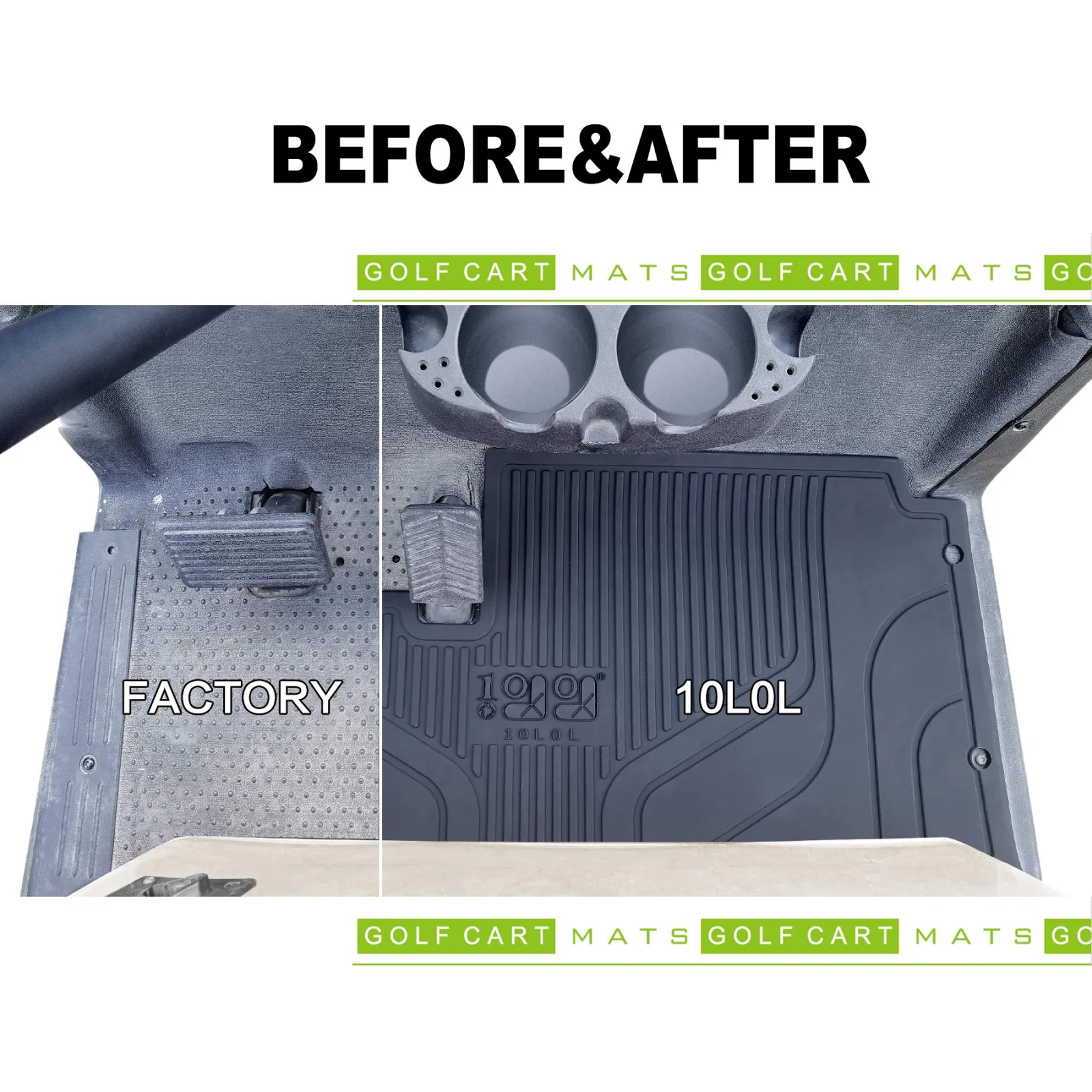 10L0L Floor Mat for E-Z-GO RXV 2009-2022 image 3