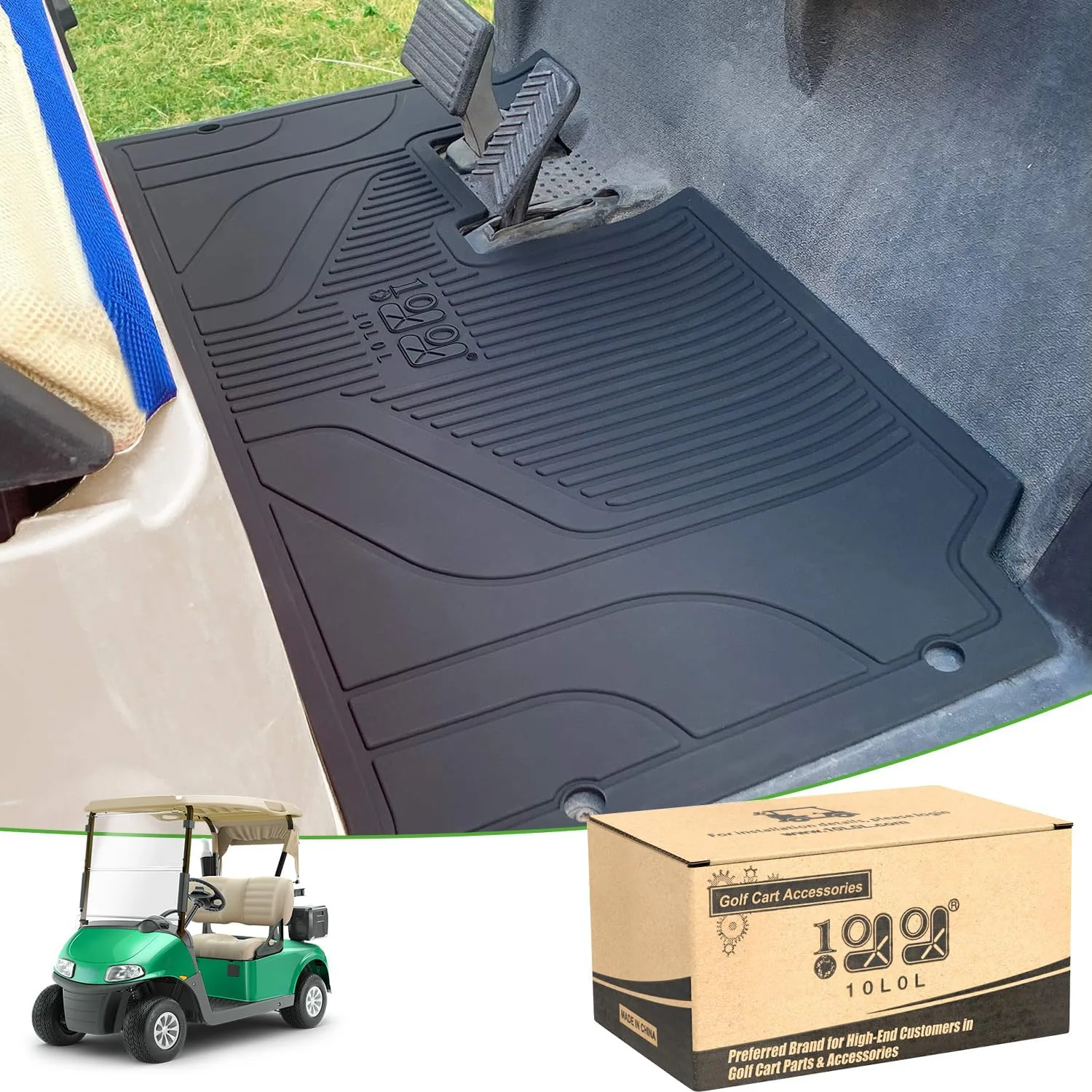 10L0L Floor Mat for E-Z-GO RXV 2009-2022