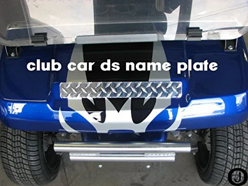 Club Car DS Diamond Plate Name Plate Cover image 2