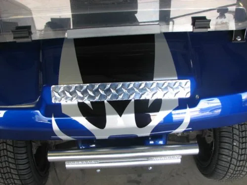 Club Car DS Diamond Plate Name Plate Cover image 3