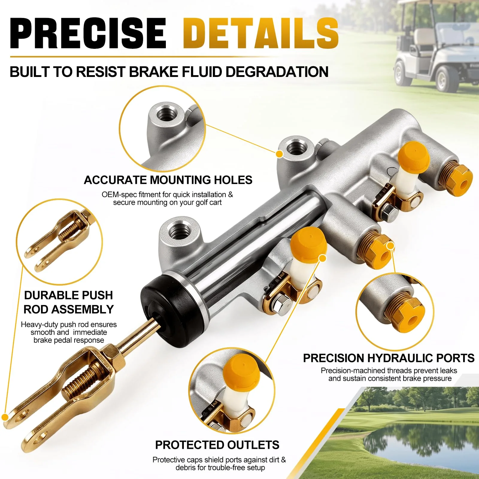 MOSNAI Brake Master Cylinder for Tomberlin E-Merge 500 E2 E4 image 4