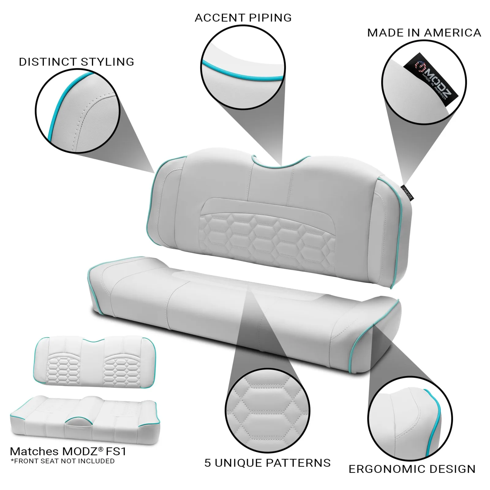 MODZ RSC1 Rear Seat Cushion for GTW Mach and Madjax Genesis image 2