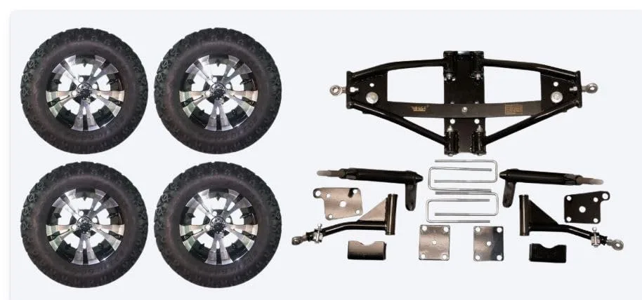 3G 6-Inch Lift Kit for Club Car Precedent with 12-Inch Wheels