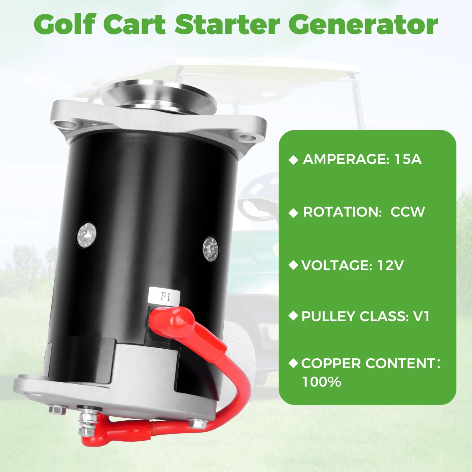 10L0L Starter Generator for E-Z-GO TXT and Medalist image 3