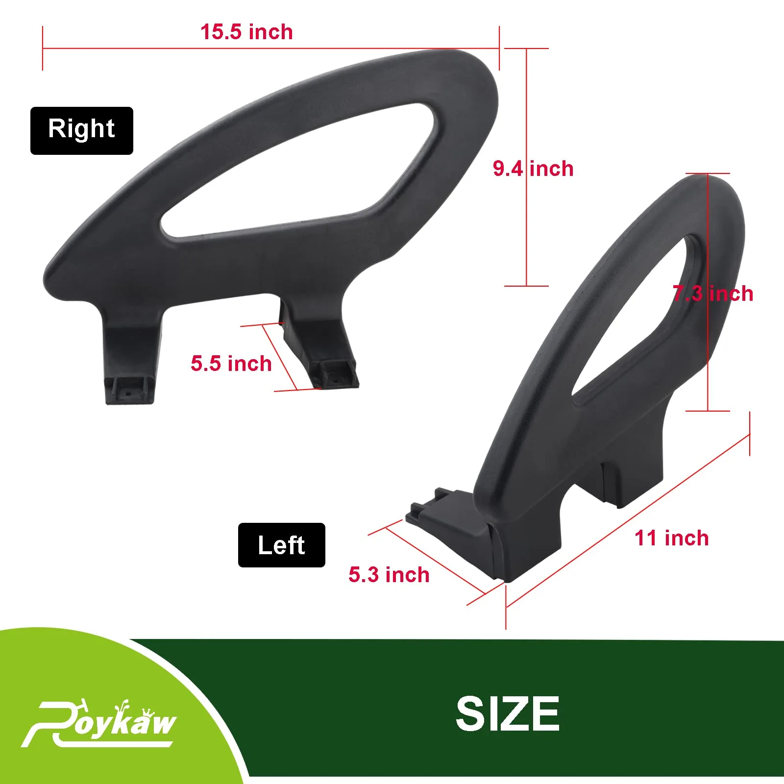 Roykaw Hip Restraint Armrests for Club Car Precedent 2004-2011 image 4