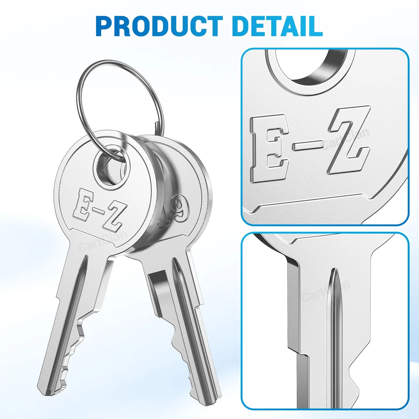 CartClan Key Set CT-0202 — 25-Pack for E-Z-GO TXT/RXV (1981+) image 4