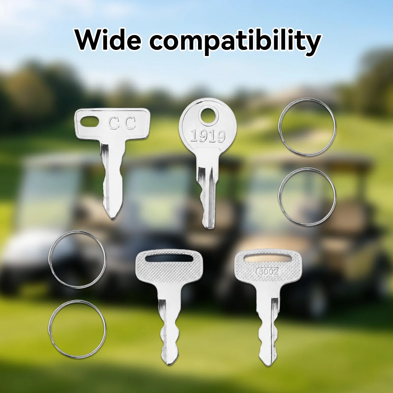 Gosknor Golf Cart Ignition Keys for Club Car and Yamaha image 3