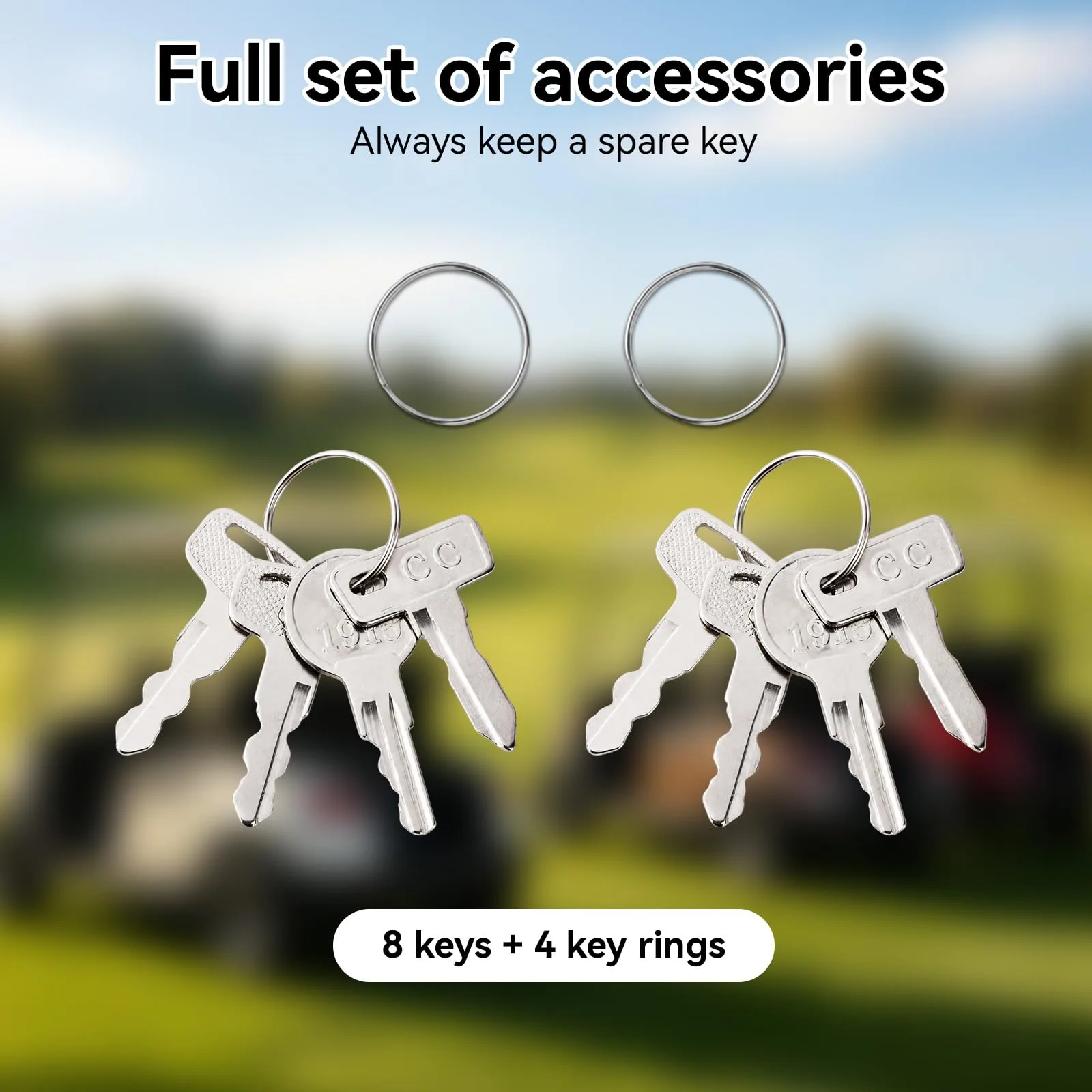 Gosknor Golf Cart Ignition Keys for Club Car and Yamaha image 4