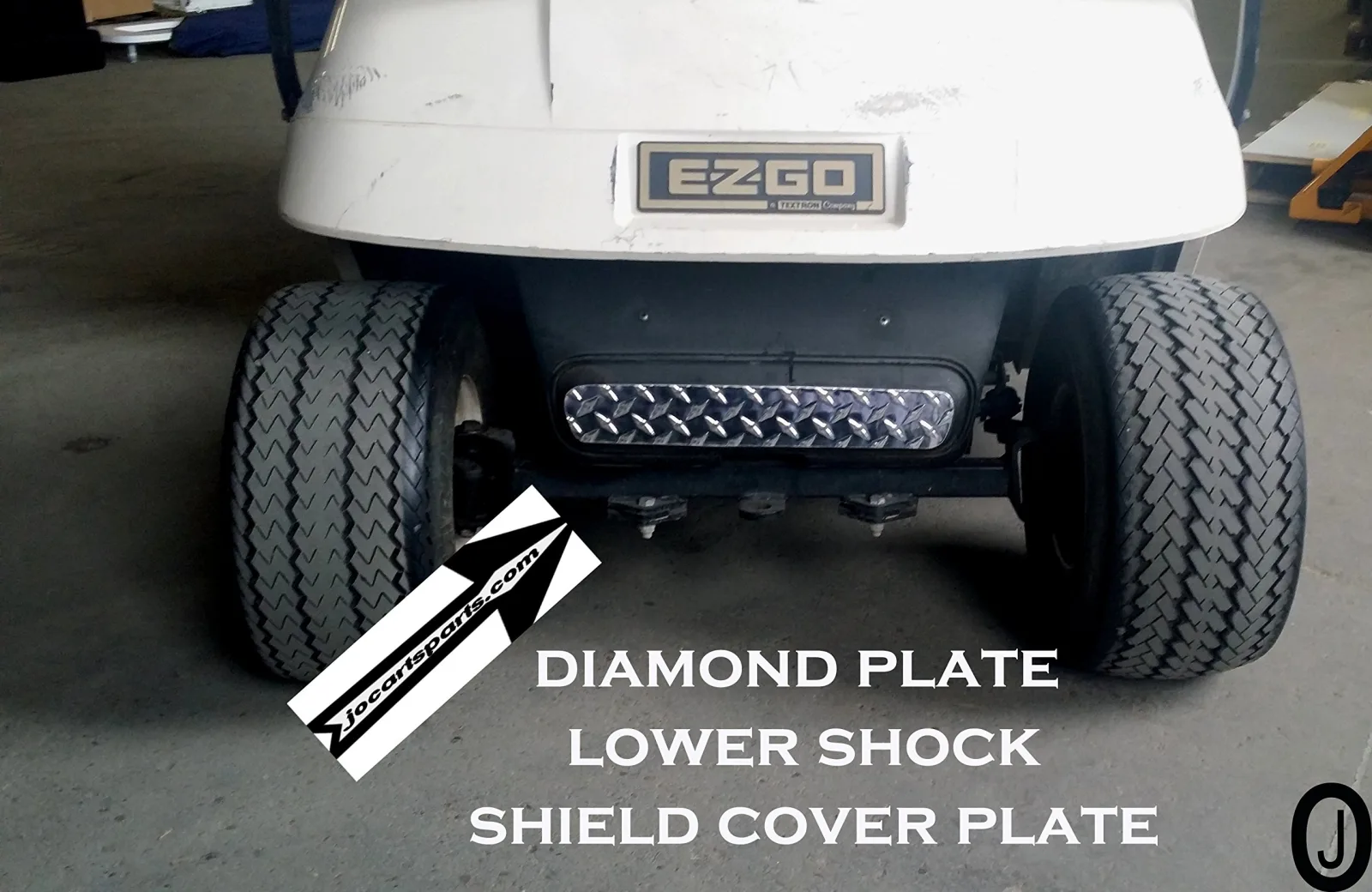 J & O Carts Parts EZGO TXT Lower Shock Shield Cover image 3