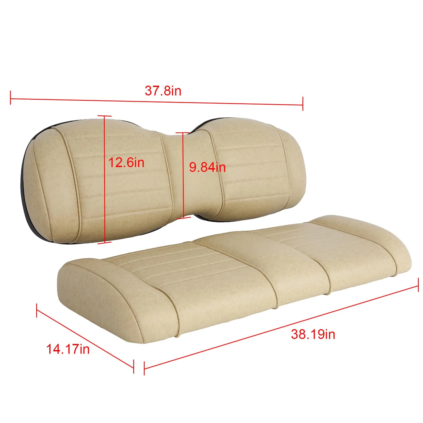 cciyu Rear Seat Cushions for EZGO TXT RXV ST Valor image 2