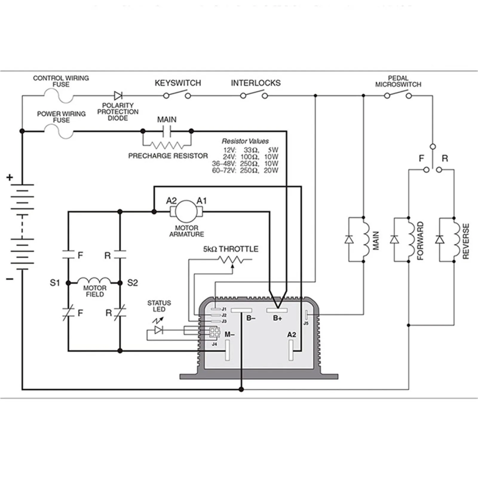 YkOHzqFHC 1204M/P1204M Golf Cart Controller Box image 4