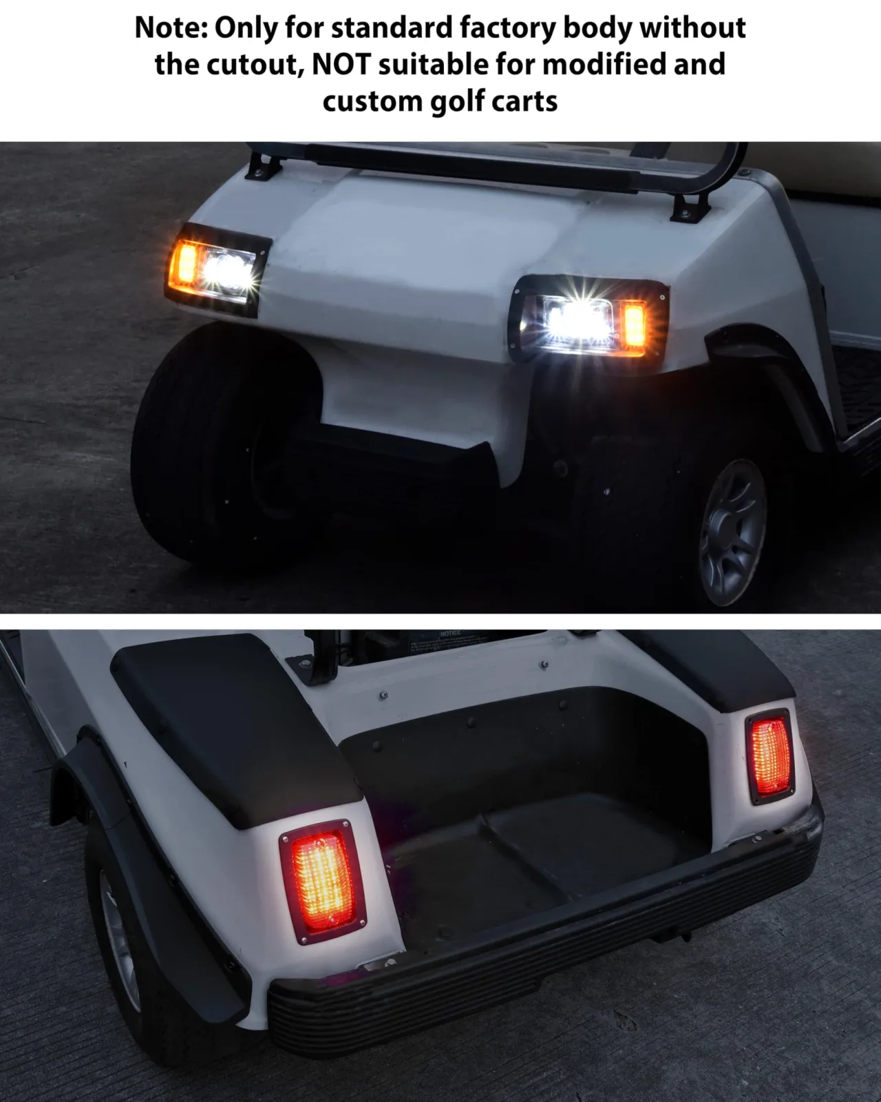 SAUTVS LED Headlight and Taillight Kit for Club Car DS image 4