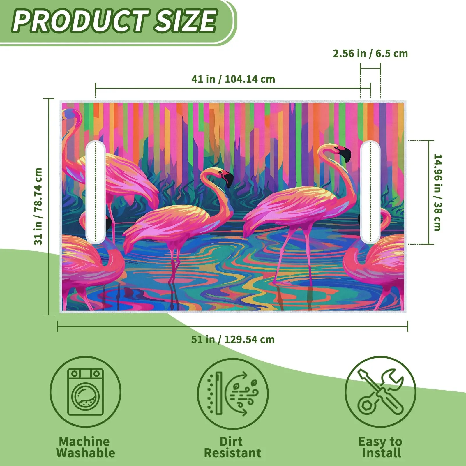 Tiveruda Golf Cart Seat Cover for Double Seats 51 x 31 in image 2