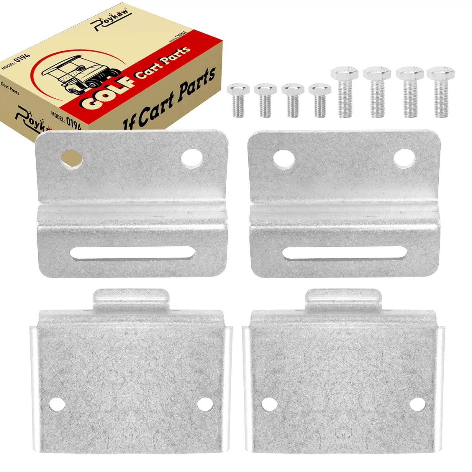 Roykaw Seat Hinge Plates for Yamaha G8-G22 Golf Carts