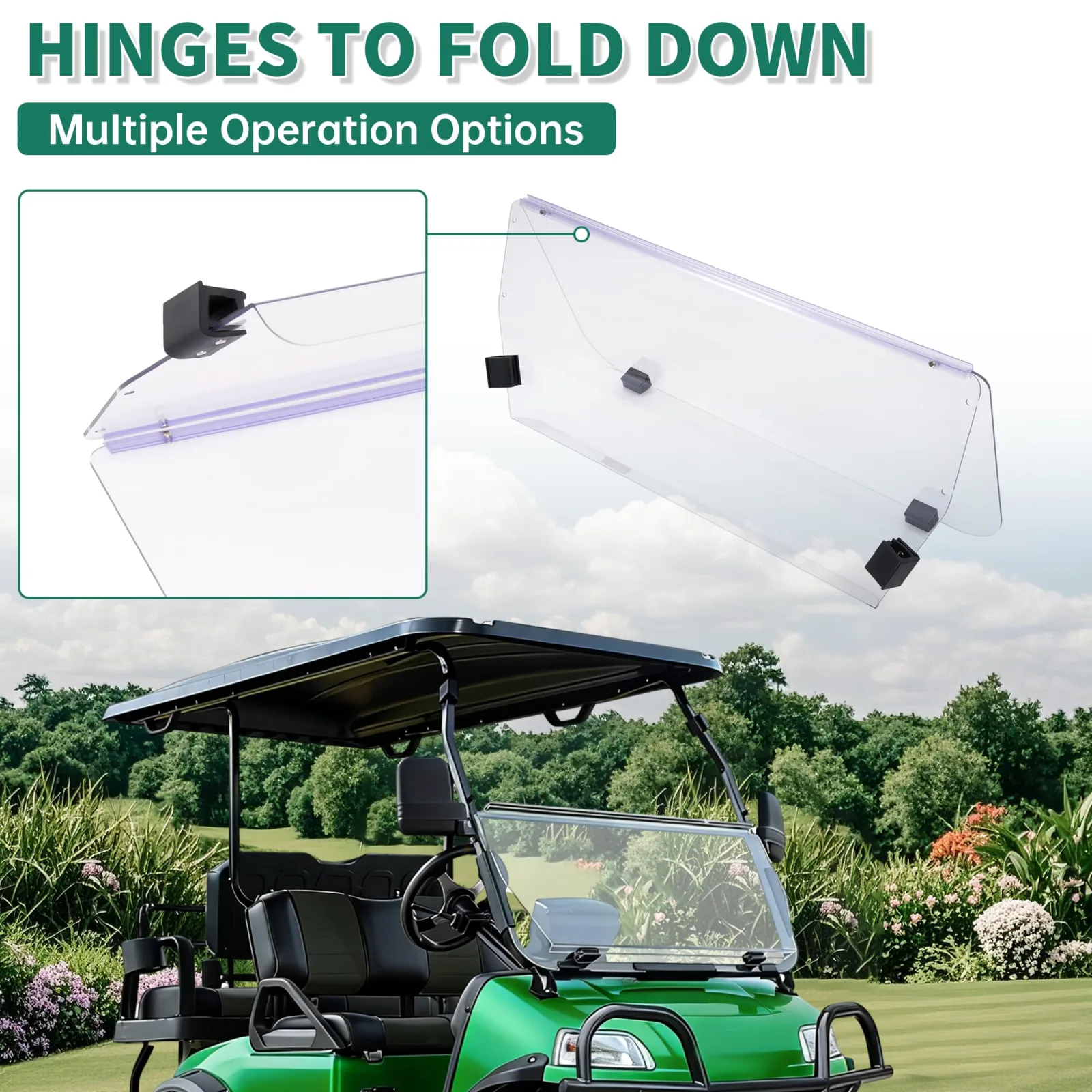 ECOTRIC Clear Windshield for 2016+ Evolution Classic & Forester image 3