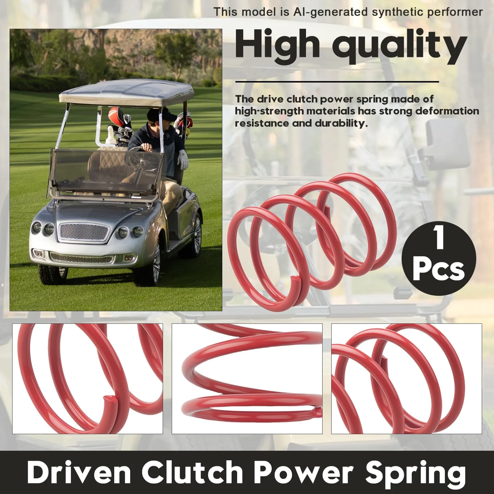 Honkador High-Torque Clutch Spring for Club Car DS Gas Carts image 4