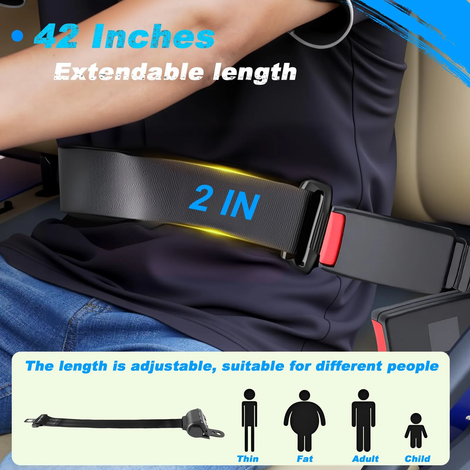 Mixopoly 4-Passenger Golf Cart Seat Belt Bracket Kit image 3