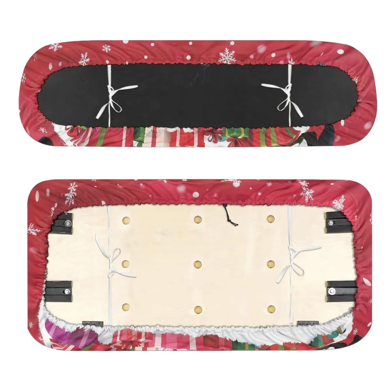 Quidrwyo Penguin Snowman Golf Cart Seat Covers image 2