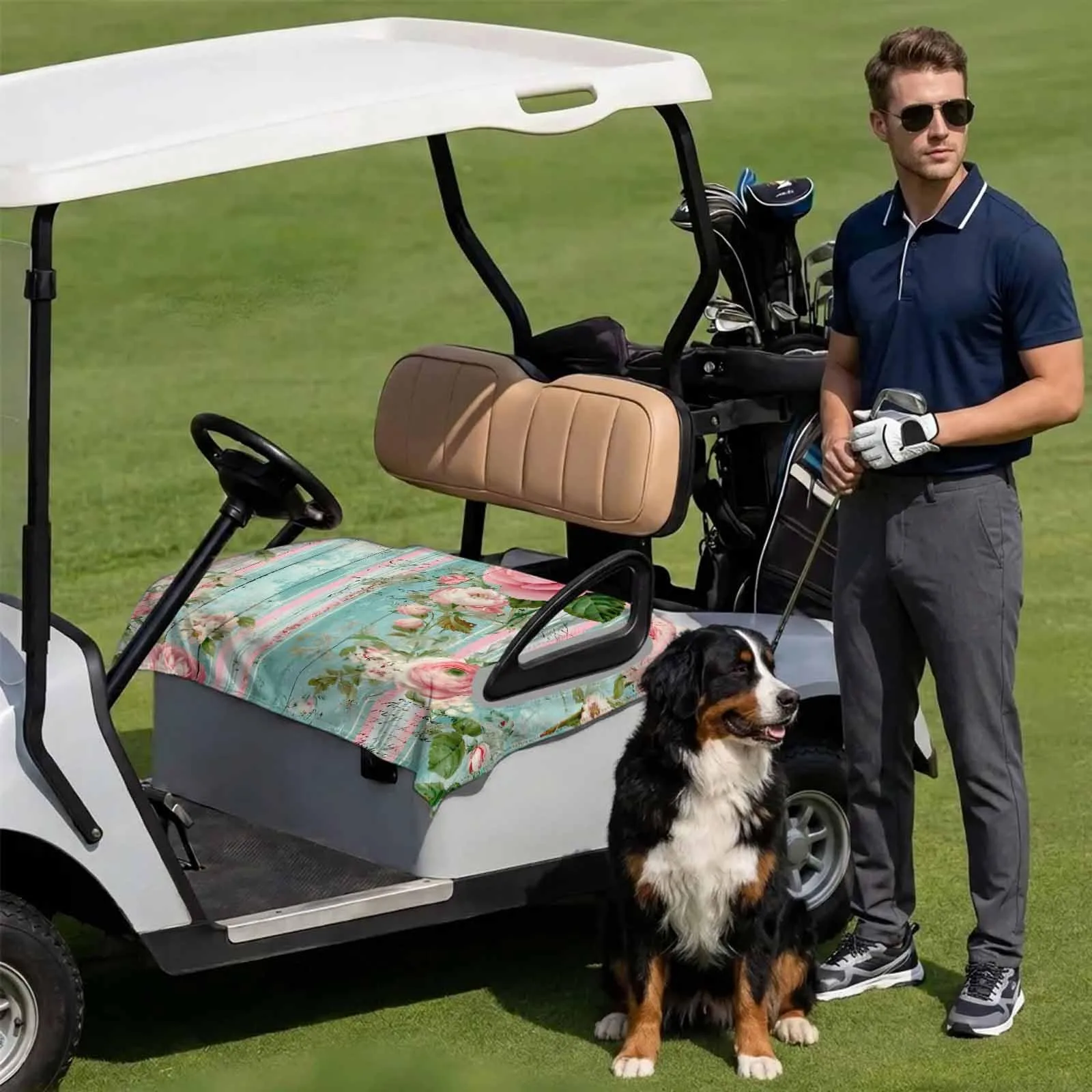 DecorLovee Golf Cart Seat Cover, 51 x 31-Inch image 3