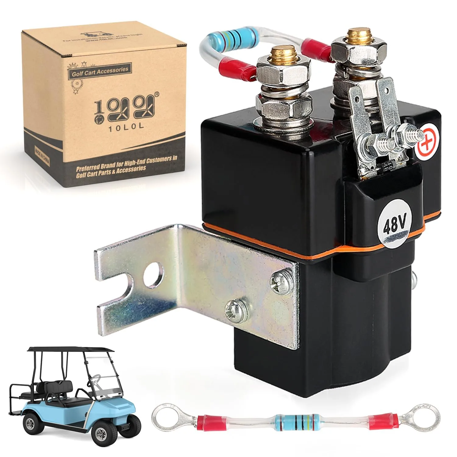 10L0L 48V Solenoid for Club Car DS and Precedent