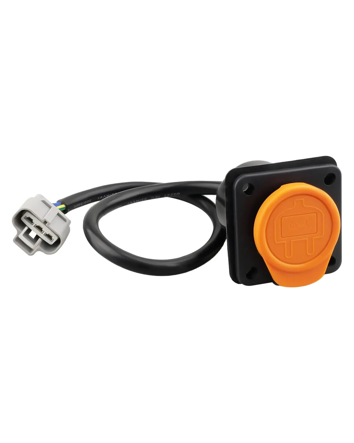 JUWEVAZU 48V Golf Cart Charger Receptacle for Coleman DR48V