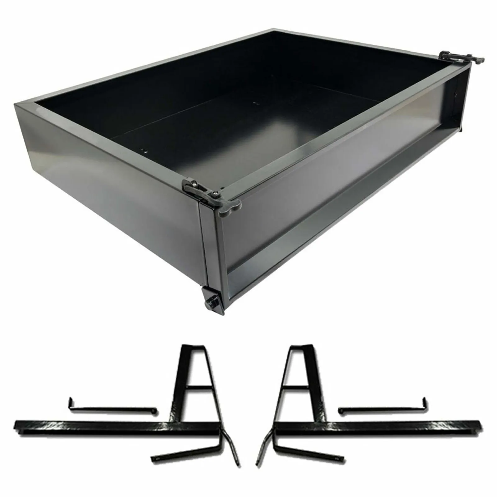 Performance Plus Carts Steel Utility Cargo Box Kit for Club Car DS (2000.5-Up)