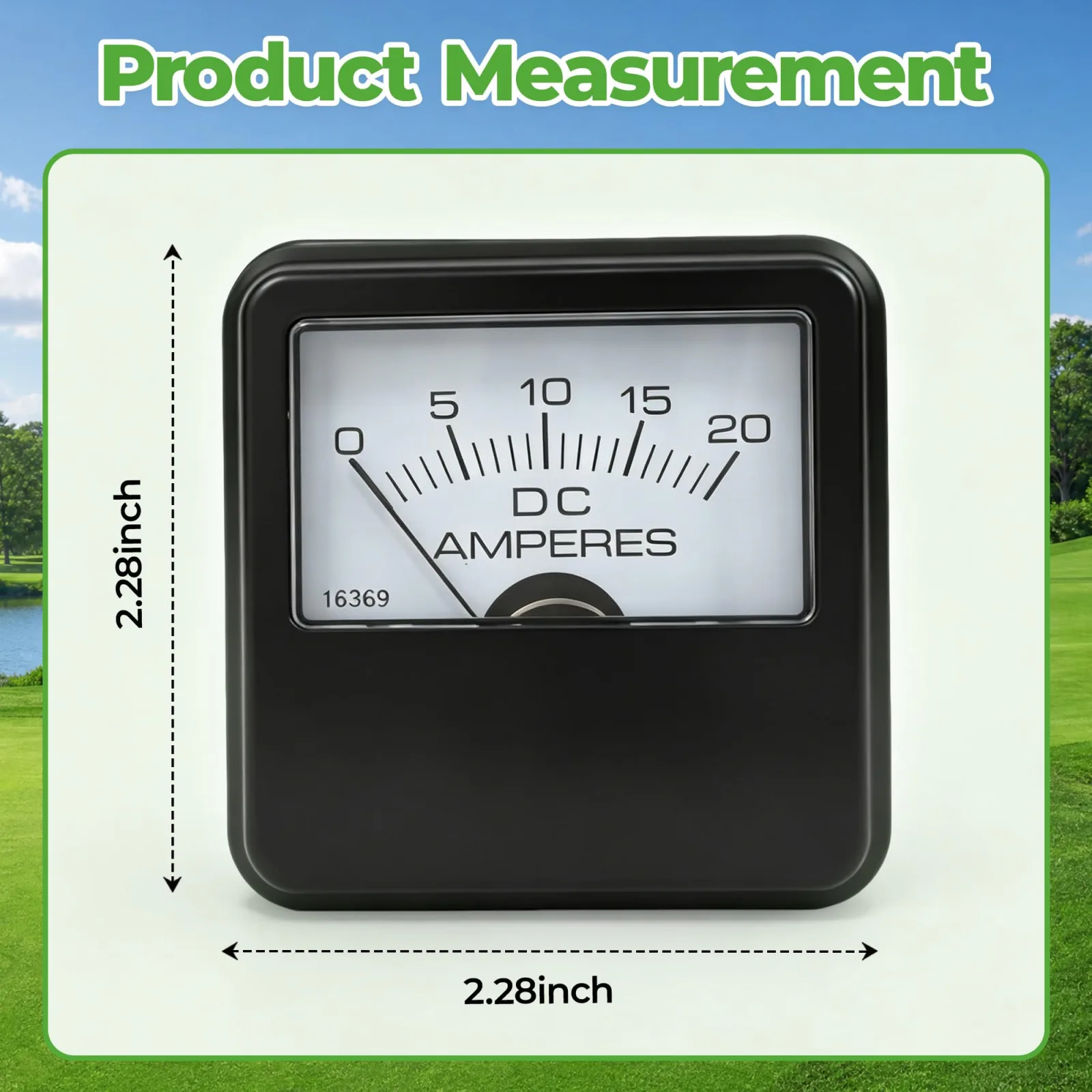 10L0L 20A Ammeter for 48V Club Car Chargers image 3
