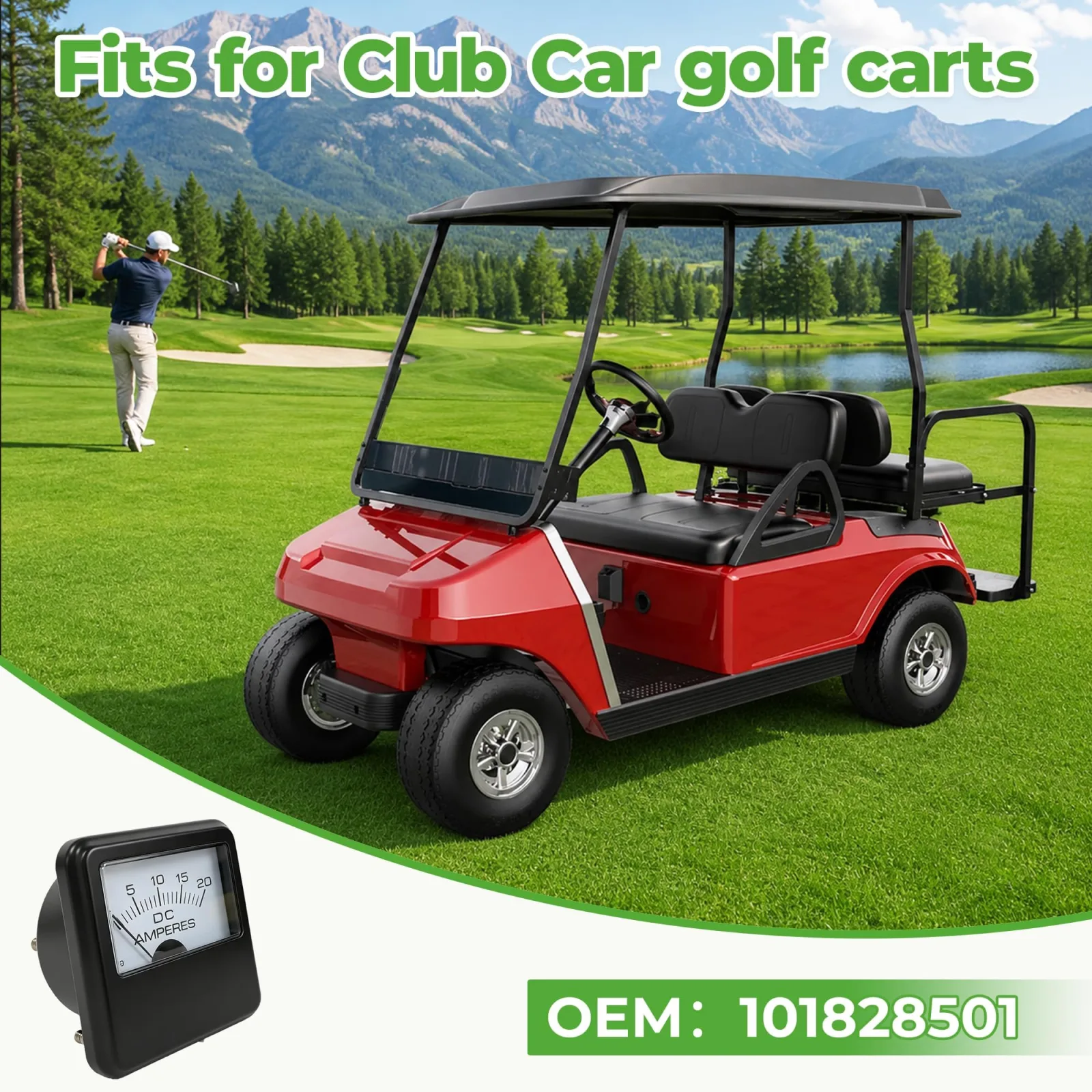 10L0L 20A Ammeter for 48V Club Car Chargers image 4