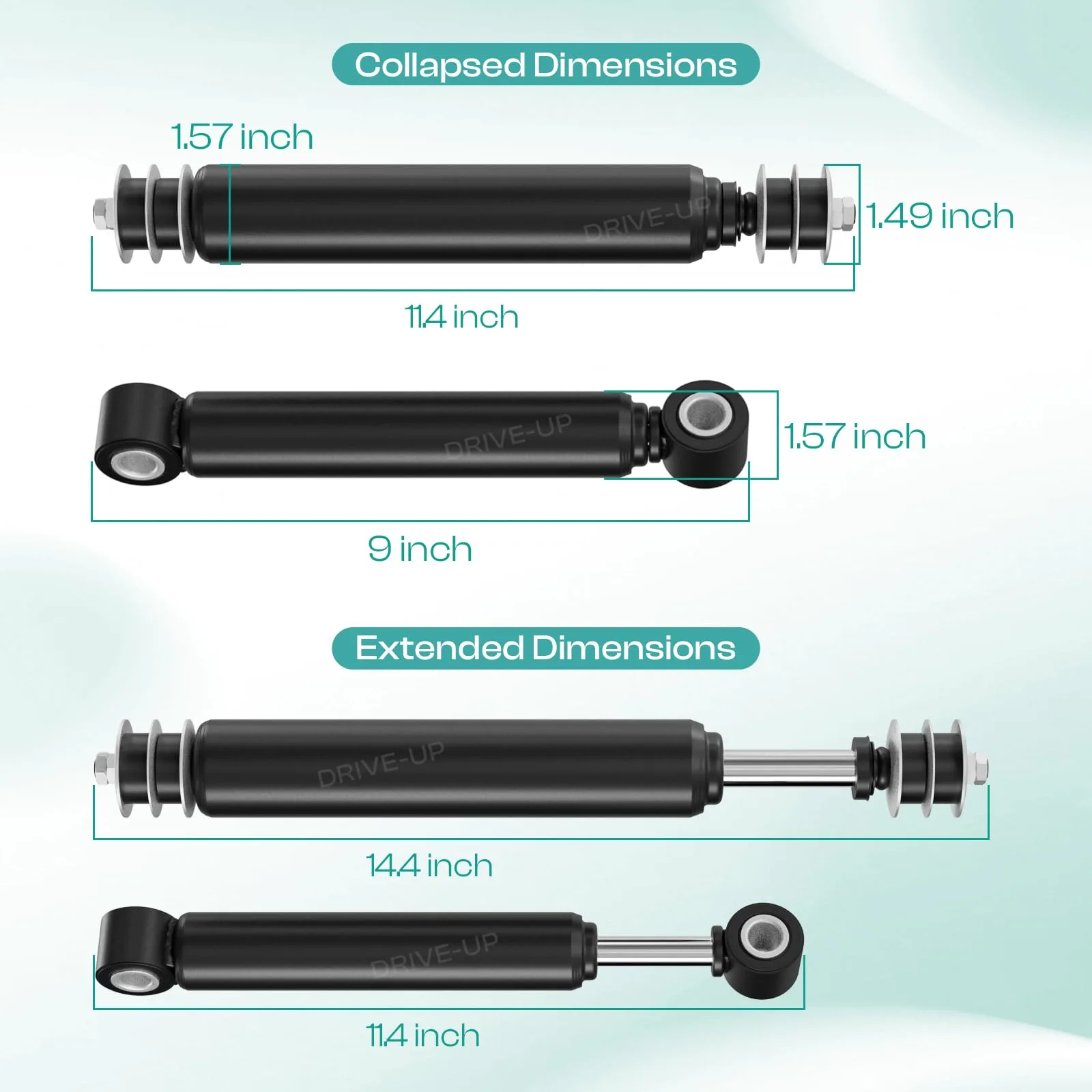 DRIVE UP DU00328 Club Car Front and Rear Shocks image 4