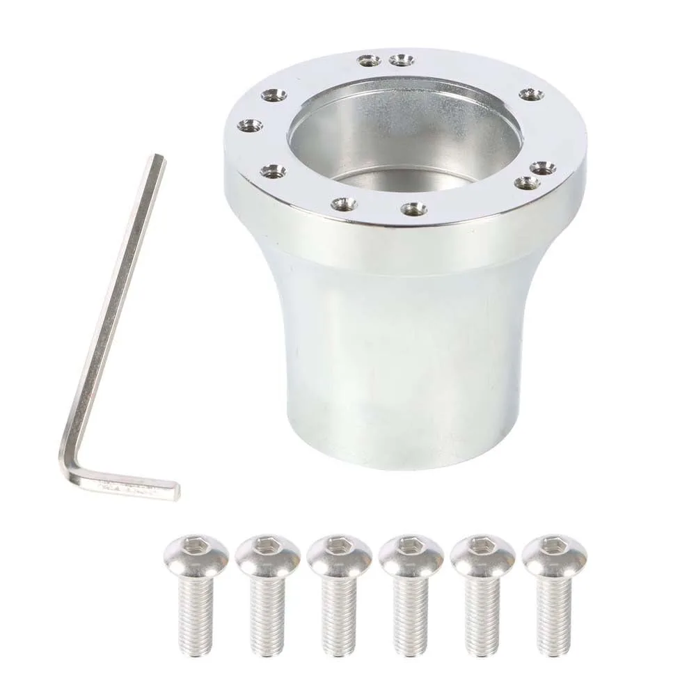 Chrome Steering Wheel Hub Adapter for Club Car DS