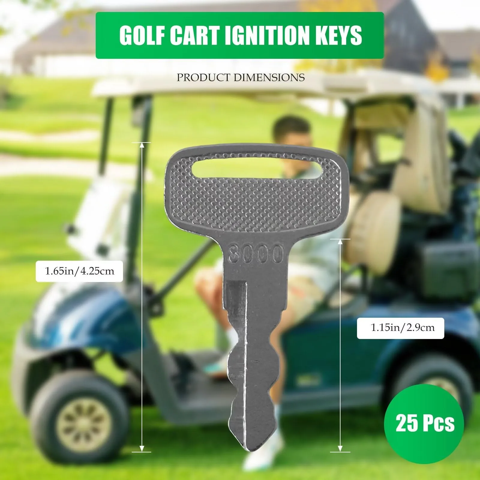 YTXXDEUS Ignition Keys for Yamaha G14-G29, YTF007378-000 image 4