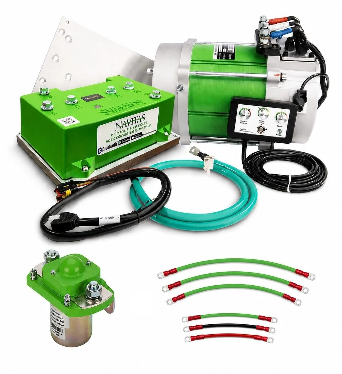 Navitas 600A AC Conversion Kit for Club Car, 4KW Motor