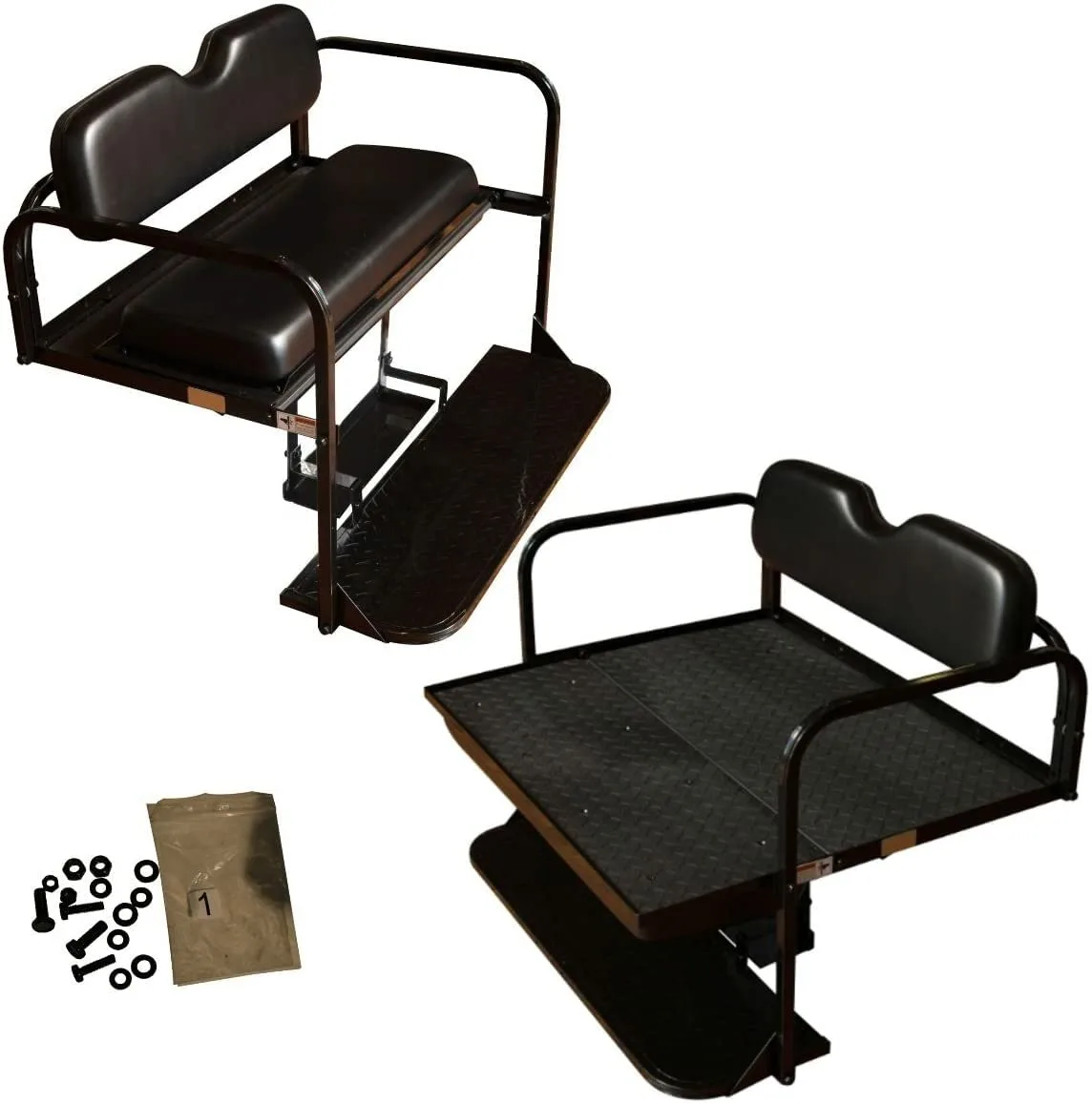 Performance Plus Carts DS Rear Seat Kit DS00FRSBL