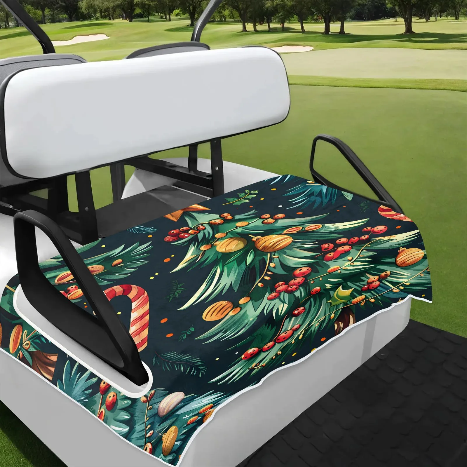 Tiveruda Golf Cart Seat Cover for Double Seats 51 x 31 in