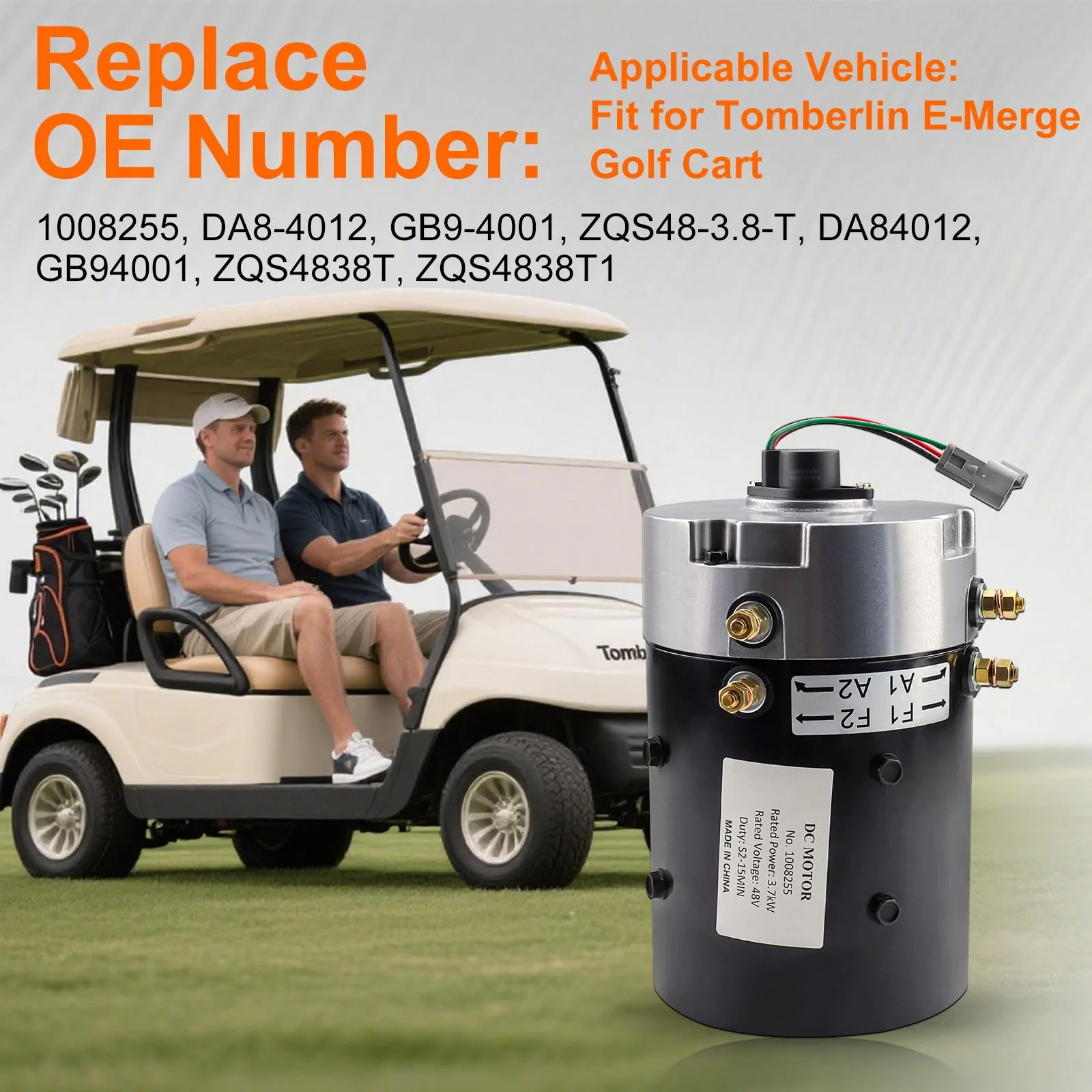 PARTAYOZAS 48V Motor for Tomberlin E-Merge Golf Cart image 2