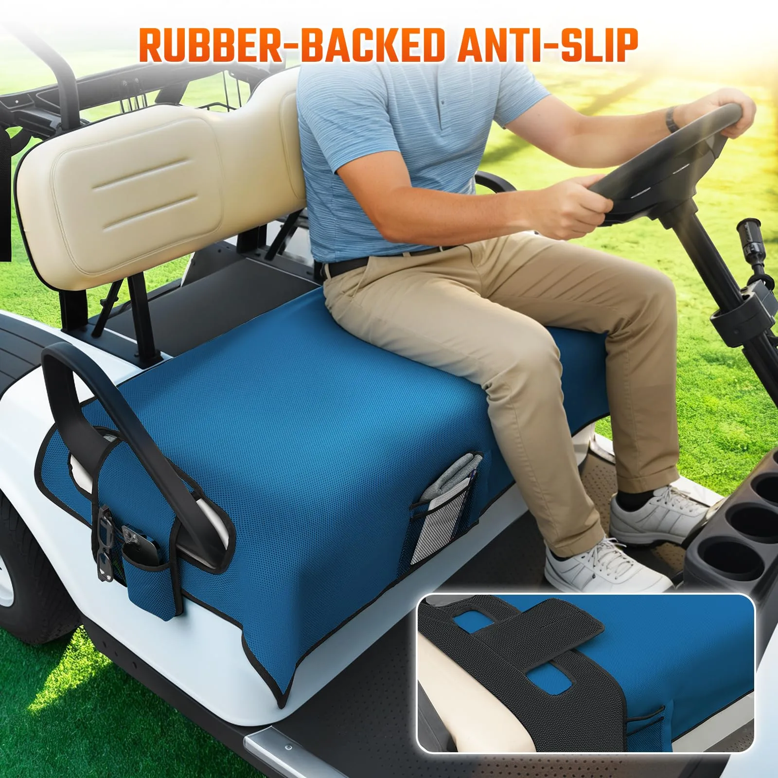 CLUBRALLY Golf Cart Seat Cover Duo for E-Z-GO & Club Car image 4