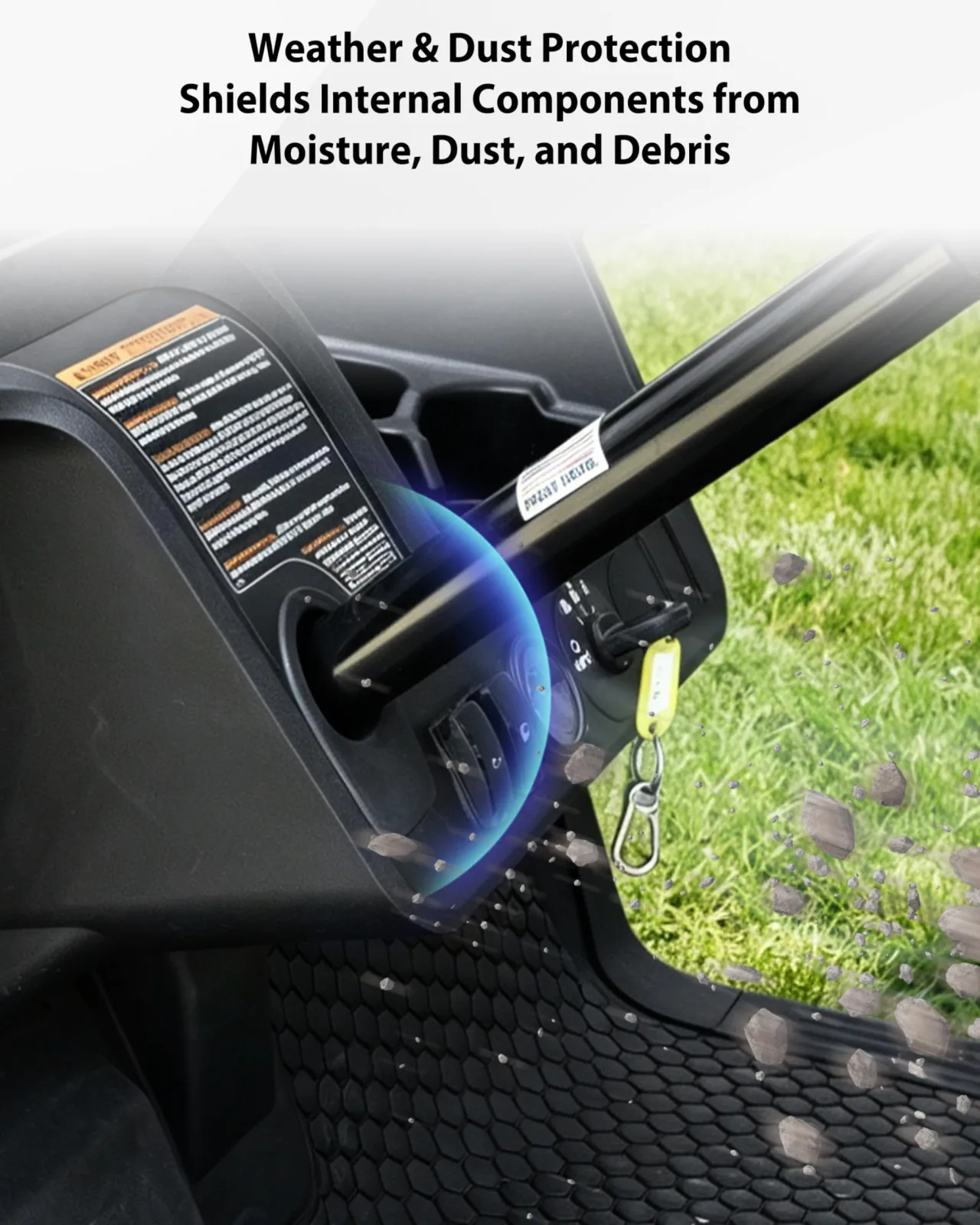 SAUTVS Steering Column Base Cover for E-Z-GO RXV Valor image 4