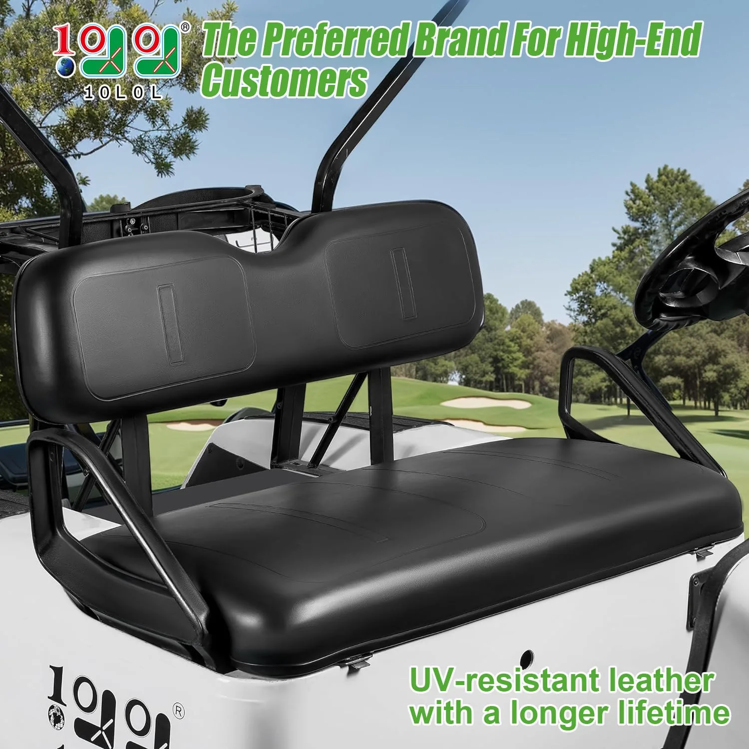 10L0L Front Seat Assembly for E-Z-GO TXT 1994-2013 image 2