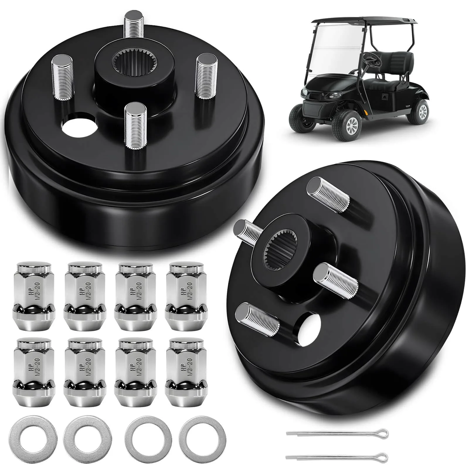 MOSNAI 1-Inch Brake Drum Hub for E-Z-GO Golf Carts
