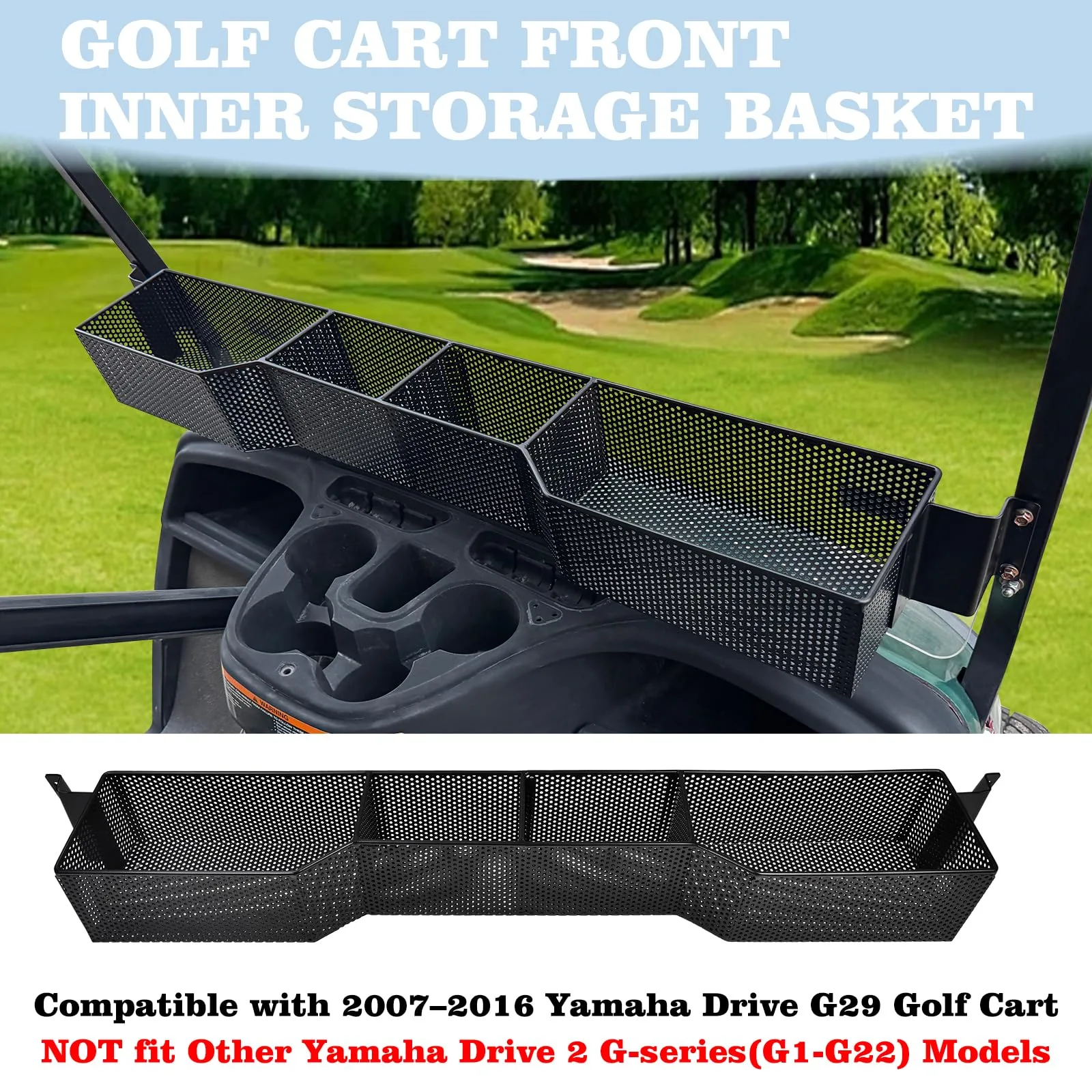 Shu-Ran Front Storage Basket for Yamaha Drive G29 2007-2016 image 3