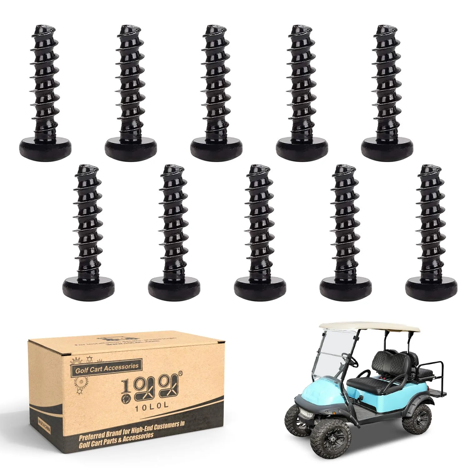 10L0L K80X30 Torx Screws for Club Car Precedent