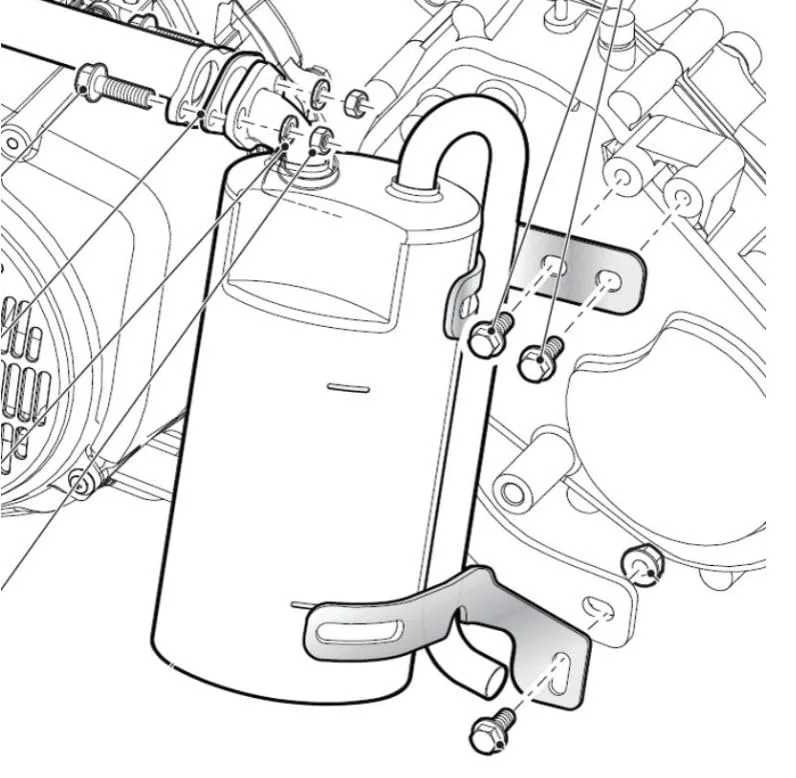 3G Exhaust Muffler Parts:612266 for E-Z-GO Golf Carts image 3