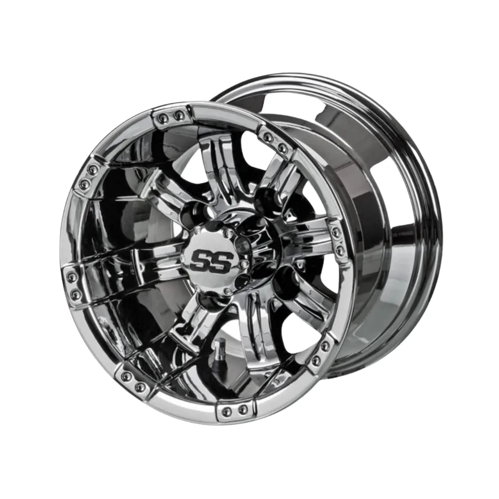 REVENGE 10-Inch Casino Golf Cart Wheels and Tires Set of 4 image 3