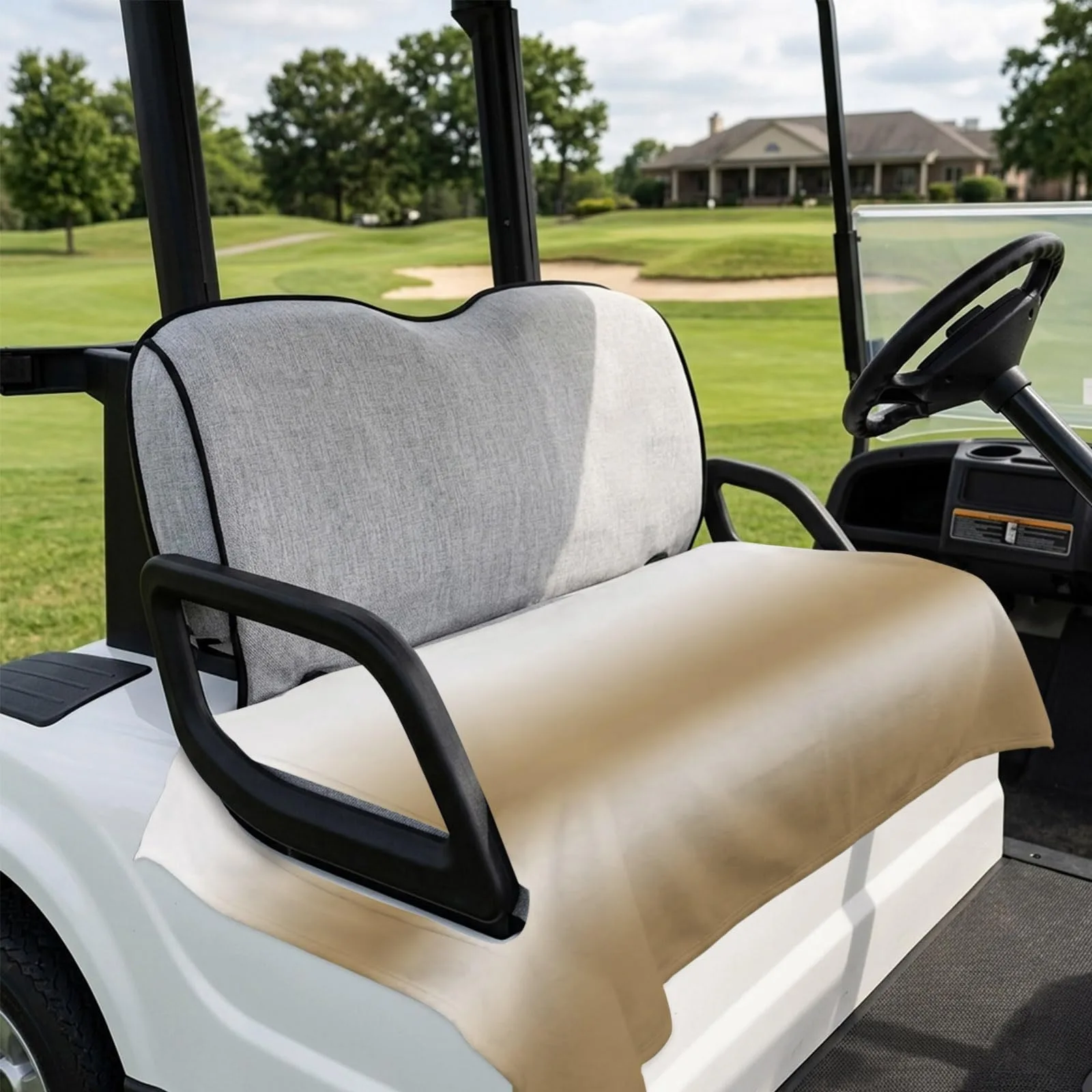 DecorLovee Brown Ombre Golf Cart Seat Cover image 4