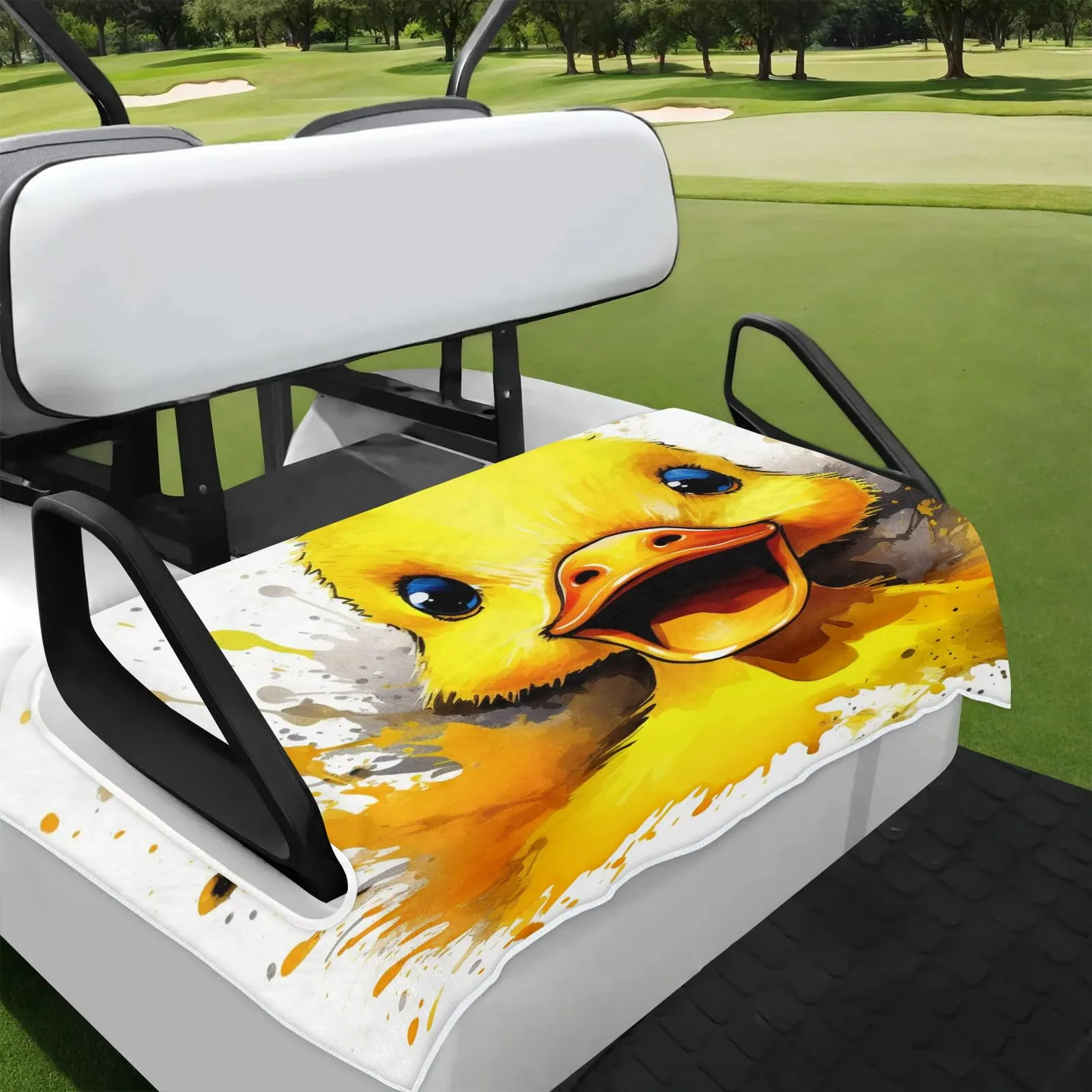 Tiveruda Golf Cart Seat Cover for Double Seats, 51 x 31 in.