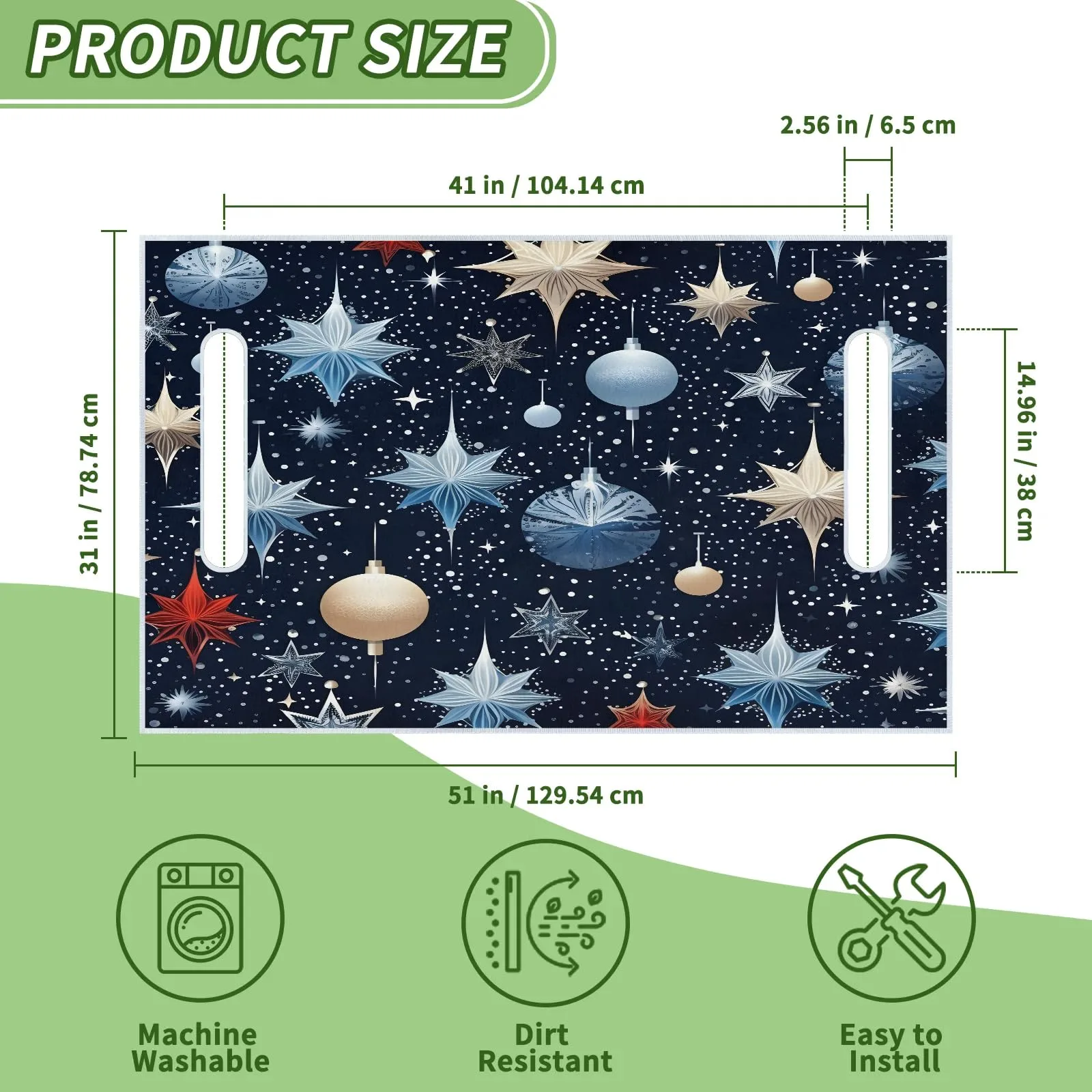 Tiveruda Golf Cart Seat Cover, 51 x 31 in image 2