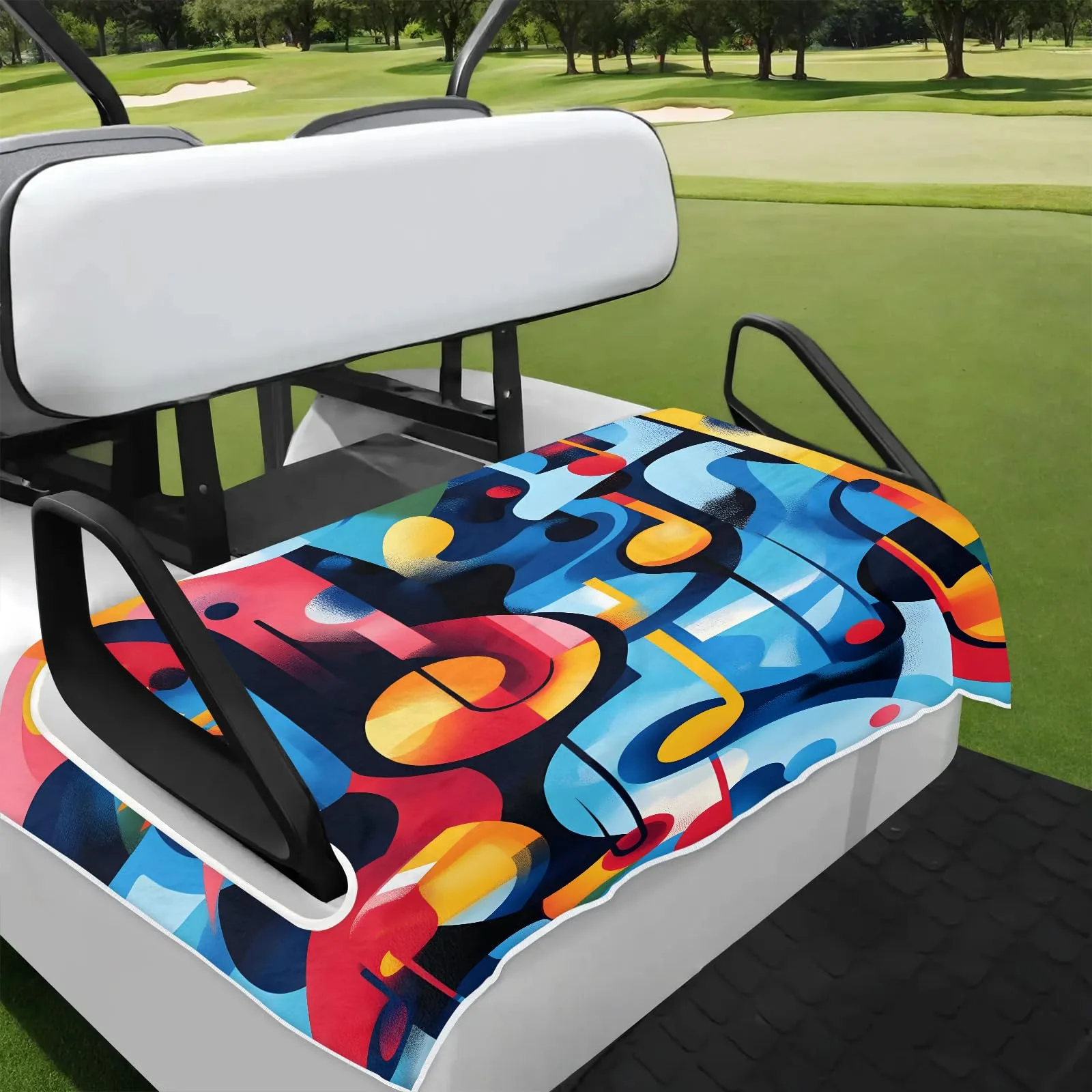 Tiveruda Golf Cart Seat Cover for Double Seats, 51 x 31 in