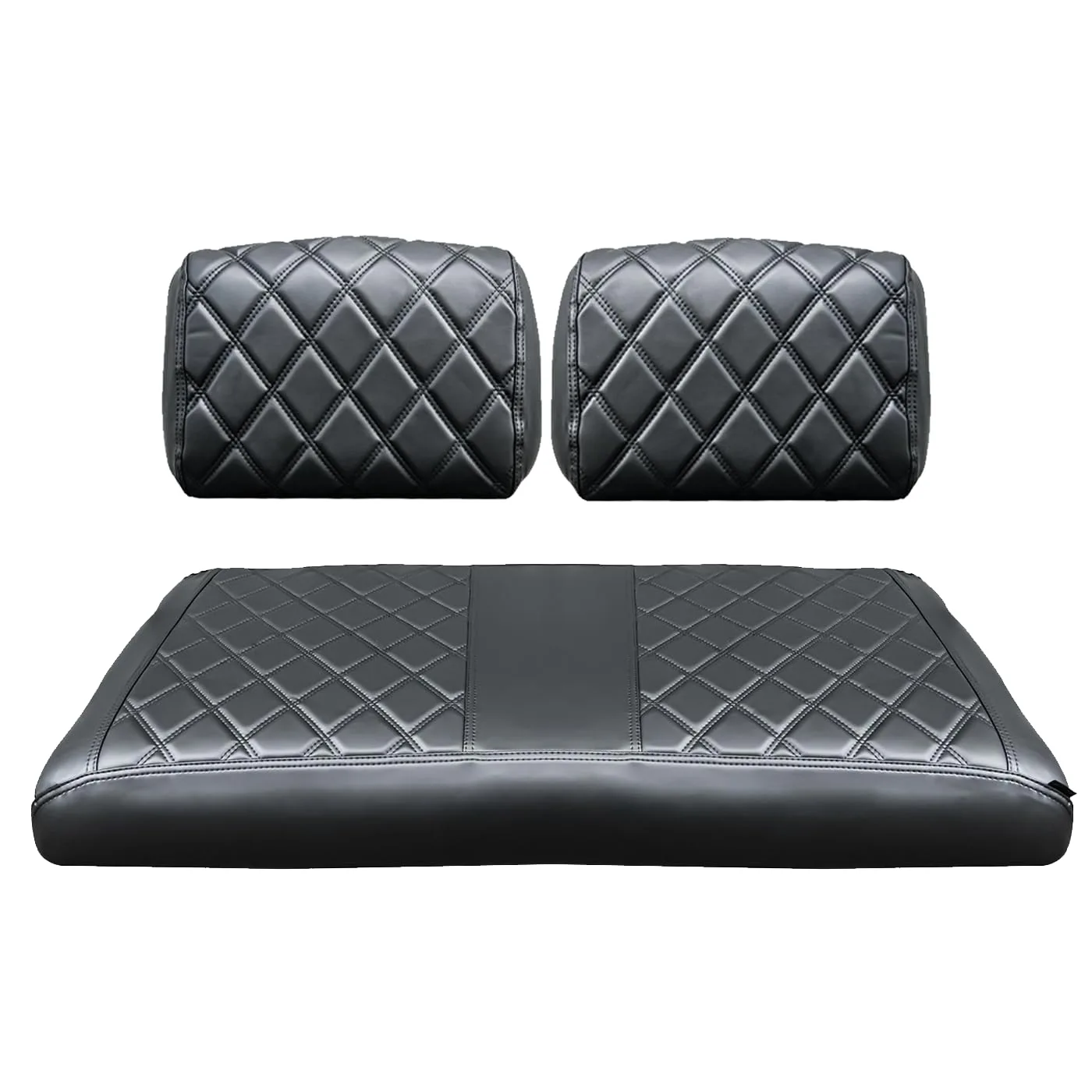 NOKINS Front Seat Covers for Yamaha Golf Carts NKS10013-BLKS