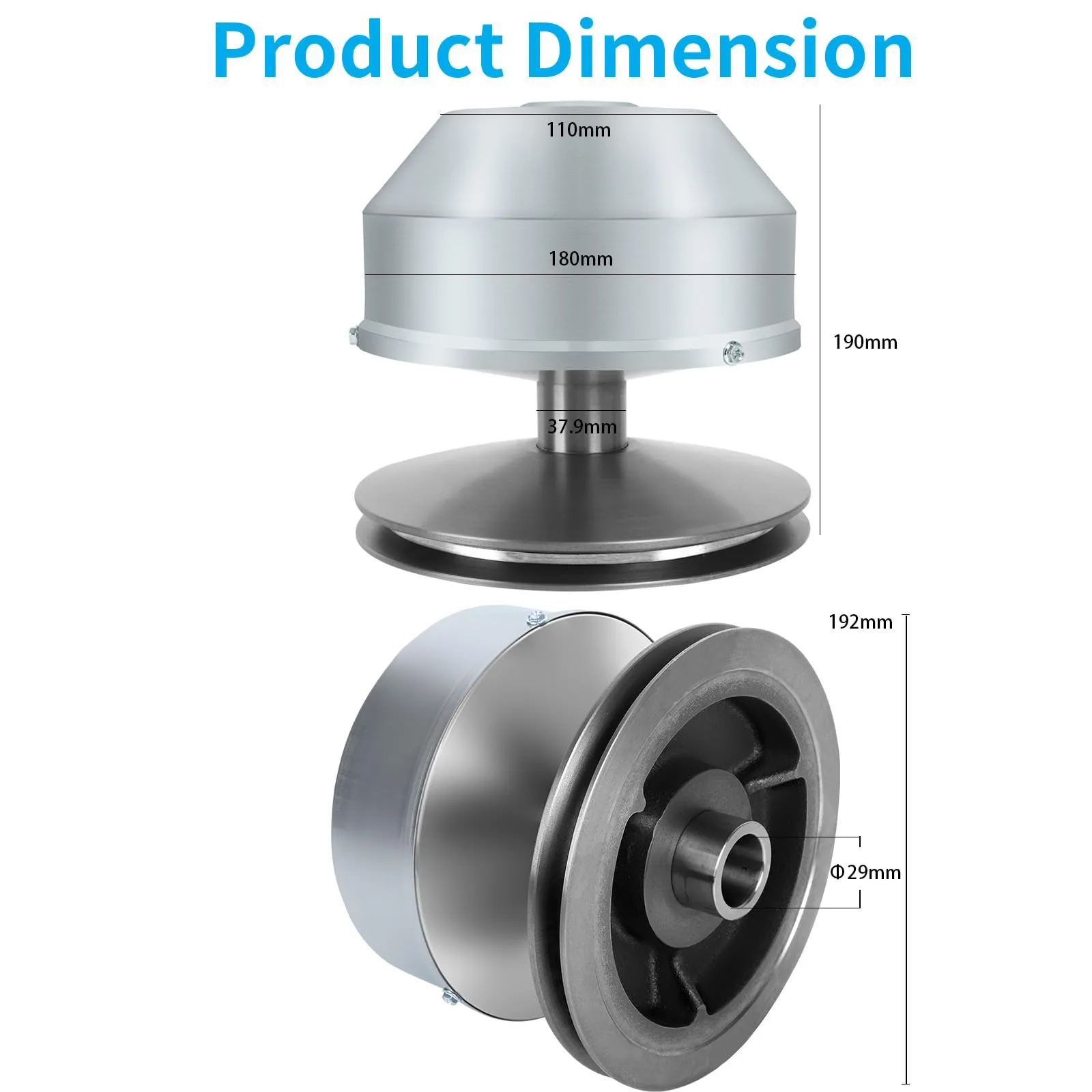 Hightall Primary Drive Clutch for Yamaha G2-G22 Gas Carts image 2
